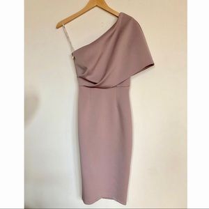 ❄️💲⬇️ ASOS One Shoulder Midi Bodycon Dress. Sz:S